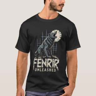Viking Fenrir Wolf Norse Mythology Celtic - Howlin T-Shirt
