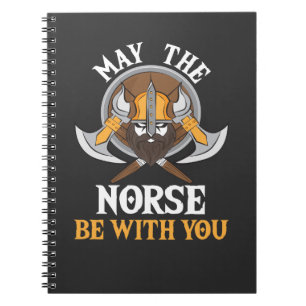 Viking Gift - May The Norse Be With You Notebook