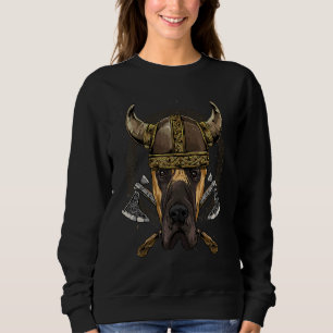 Viking Great Dane Renaissance Norse Pagan Valhalla Sweatshirt