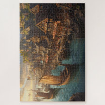 Viking Harbor Jigsaw Puzzle