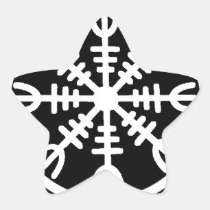 Viking Helm of Awe Star Sticker