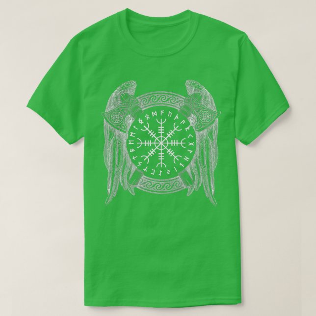 Viking Helm Valhalla Valkyrie Viking  T-Shirt (Design Front)
