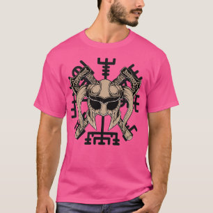 Viking helmet and futhark Classic TShirt