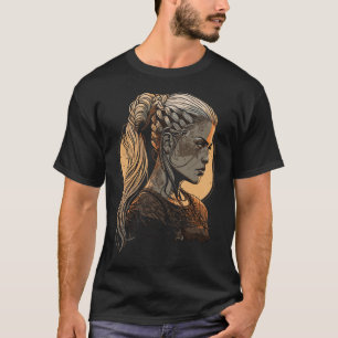 Viking History Culture Norse Mythology Viking Fe T-Shirt