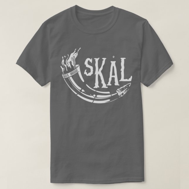 Viking horn skal T-Shirt (Design Front)