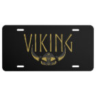 Viking Horned Helmet License Plates