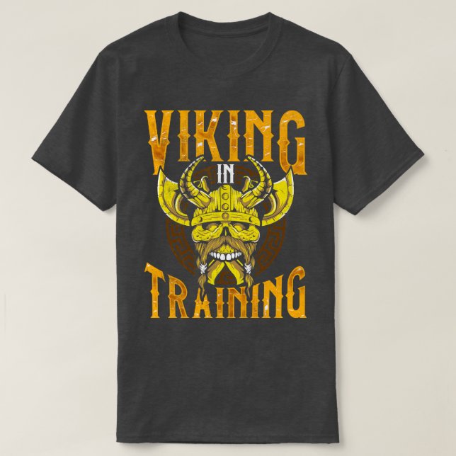 Viking In Training Vikings T-Shirt (Design Front)