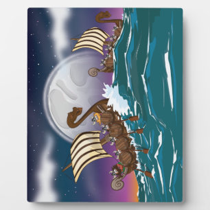 Viking Invasion Fleet Plaque