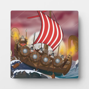 Viking Invasion Fleet Plaque