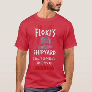 Viking Kattegat Flokix27s Shipyard Funny Norse Quo T-Shirt