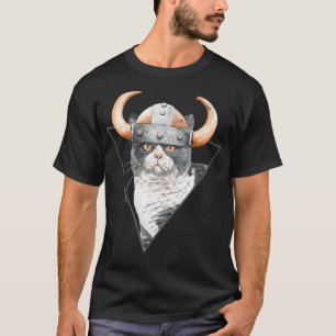 Viking Kitty Cat  T-Shirt