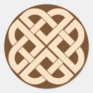 viking knot classic round sticker