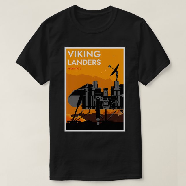 Viking Landers Mars 1976 T-Shirt (Design Front)