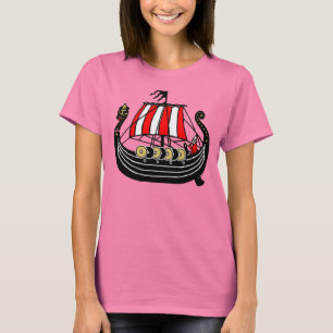 Viking Long Ship for Vikings T-Shirt
