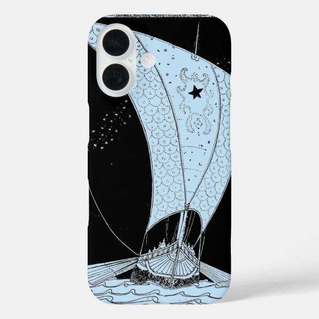 Viking Longship Sailboat Case-Mate iPhone Case (Back)