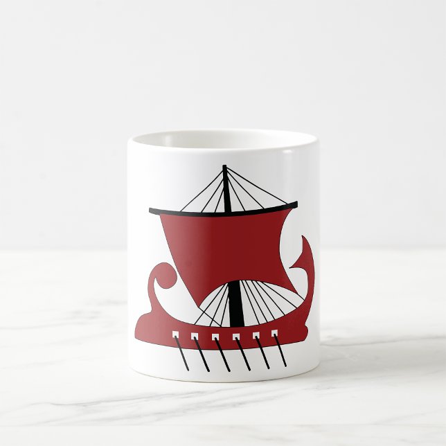Viking Longship Silhouette Drakkar Ship  Coffee Mug (Creator Uploaded)