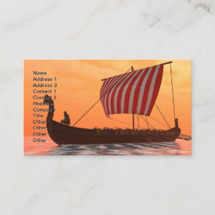 Viking Longship Ventures Business Card