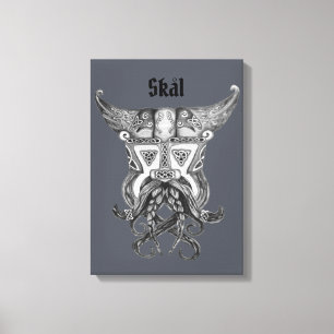 Viking Mediaeval - Skal Canvas Print