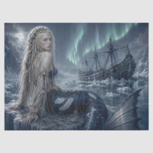 Viking Mermaid Decoupage Tissue Paper Nordic