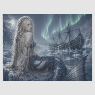 Viking Mermaid Decoupage Tissue Paper | Nordic