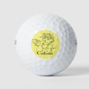 Viking Mermaid Warrior Thunder_Cove Golf Balls