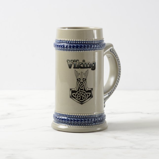 "Viking Mug" Beer Stein (Front Right)