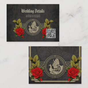 Viking mystical charm with elegant Celtic knots. Enclosure Card