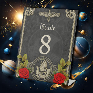 Viking mystical charm with elegant Celtic knots.  Pedestal Sign