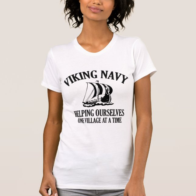 Viking Navy T-Shirt (Front)