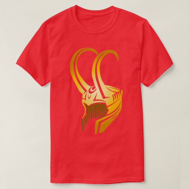 Viking Norse mythology rune helmet T-Shirt (Design Front)