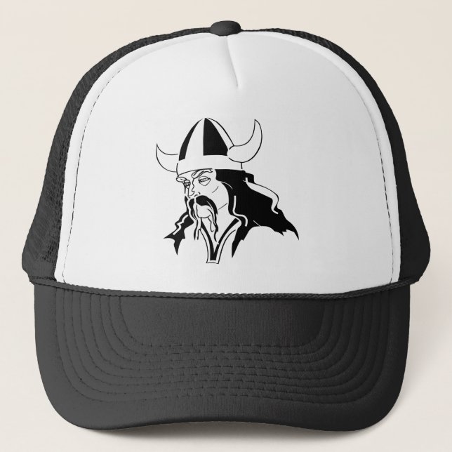 Viking  Norse  Norsemen Odin Thor Trucker Hat (Front)