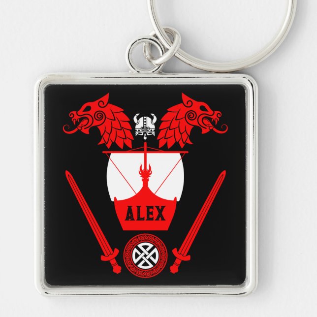 Viking Norsemen Key Ring (Front)