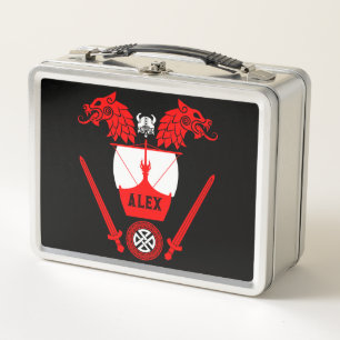 Viking Norsemen Metal Lunch Box