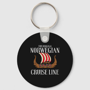 Viking Original Norwegian Cruise Line Funny Men Wo Key Ring