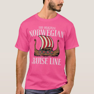 Viking Original Norwegian Cruise Line Funny Men Wo T-Shirt