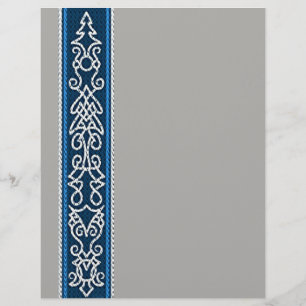 Viking Pattern Blue Flyer