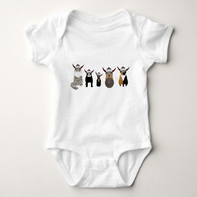 Viking Pets Baby Bodysuit (Front)