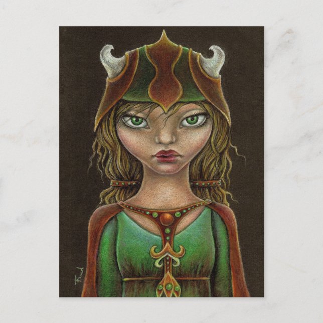 Viking princess postcard (Front)