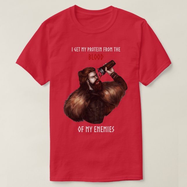 Viking Protein Workout 2 T-Shirt (Design Front)