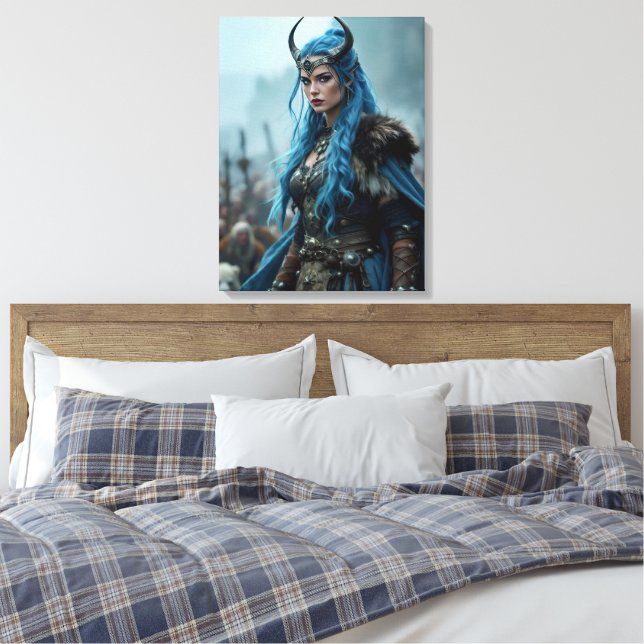 Viking Queen  Canvas Print (Insitu(Bedroom))