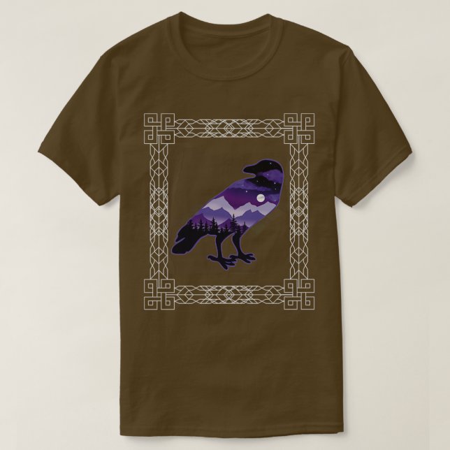 Viking Raven 1 T-Shirt (Design Front)