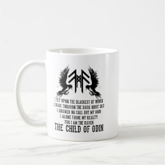 Viking Raven Code Coffee Mug