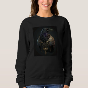 Viking Raven Norse Warrior Crow Vikings Style Sweatshirt