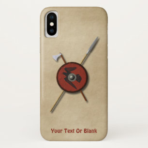 Viking Raven Shield And Weapons Case-Mate iPhone Case