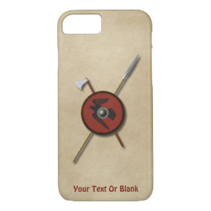 Viking Raven Shield And Weapons Case-Mate iPhone Case