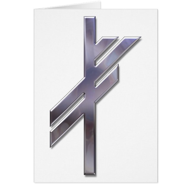 Viking Rune-luck-silver (Front)