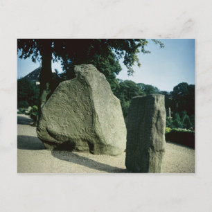 Viking rune stones postcard