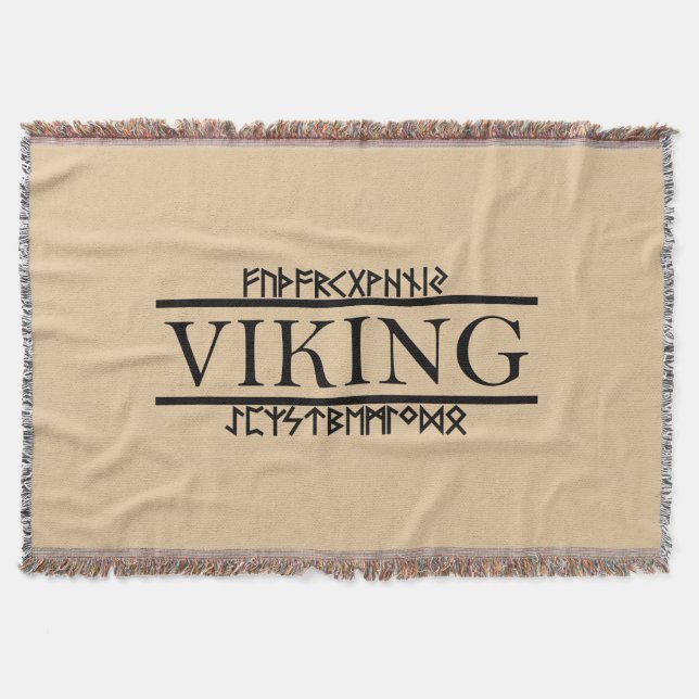 Viking Runes Blanket (Front)