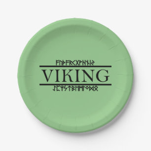 Viking Runes Paper Plates (8 Pk)