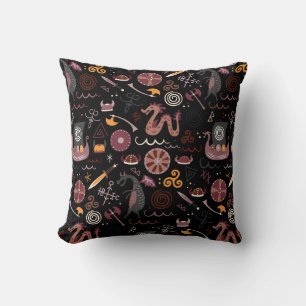Viking: Seamless, Graphic Design. Cushion
